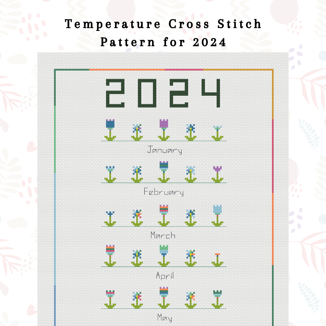 Temperature Cross Stitch Pattern