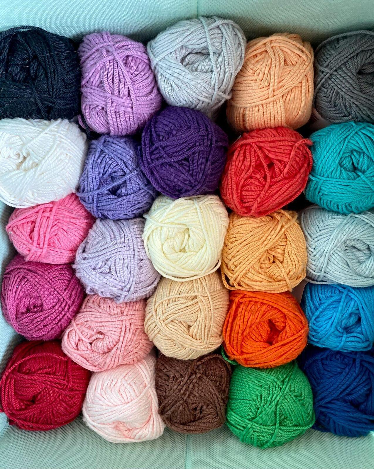 Crochet Yarn Different Colors