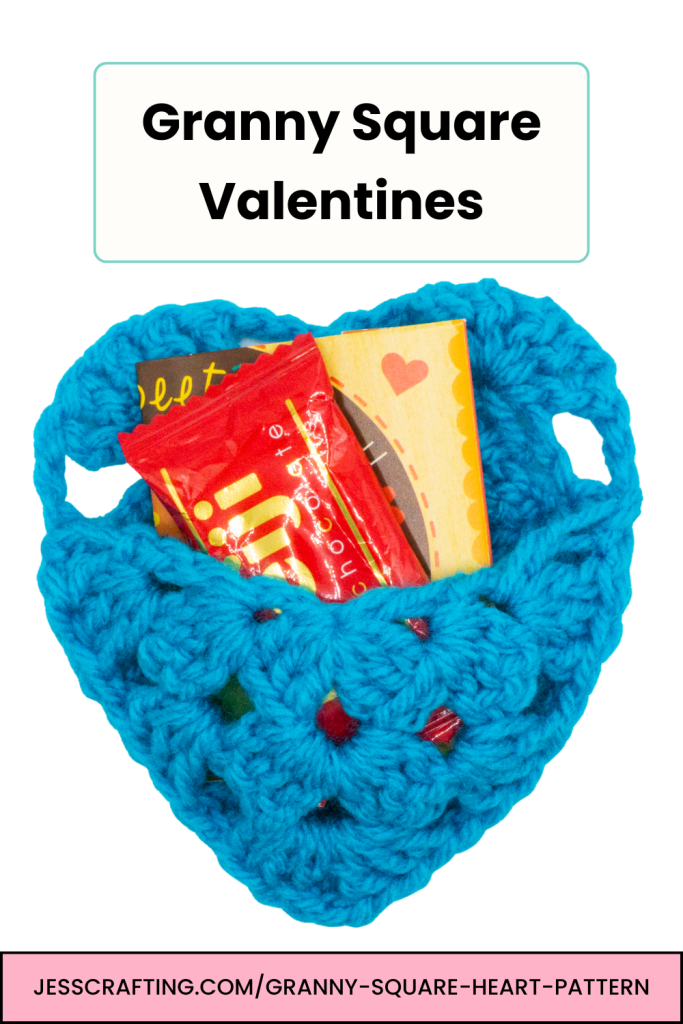 Granny Square Heart Pattern