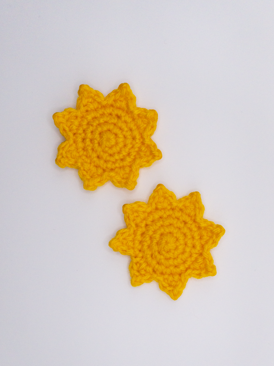 Crochet Sun Applique