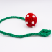 Crochet Toadstool Mushroom Bookmark