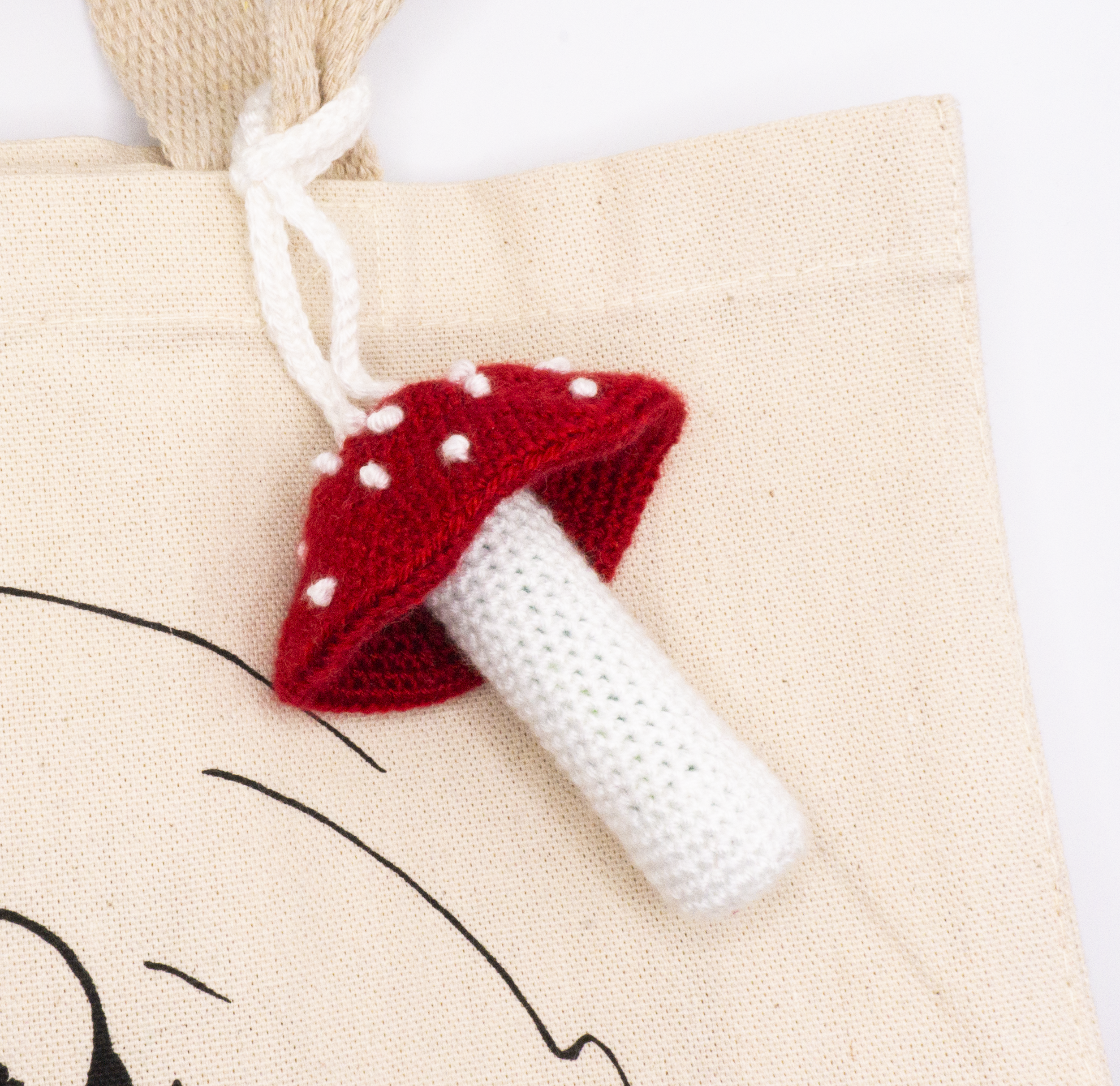 Mushroom Bag Charm