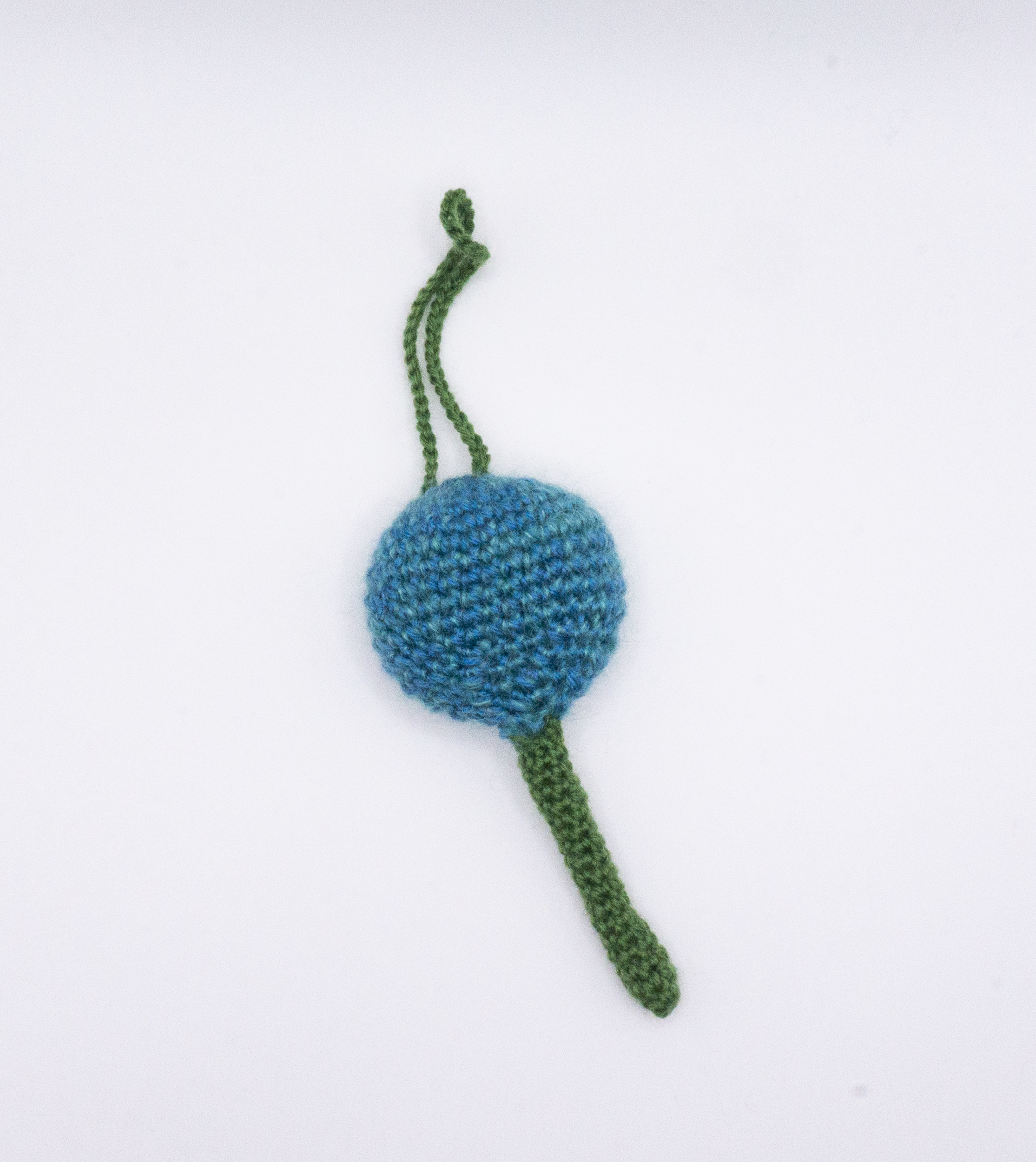 Crochet Stardew Valley Blue Jazz Bag Charm