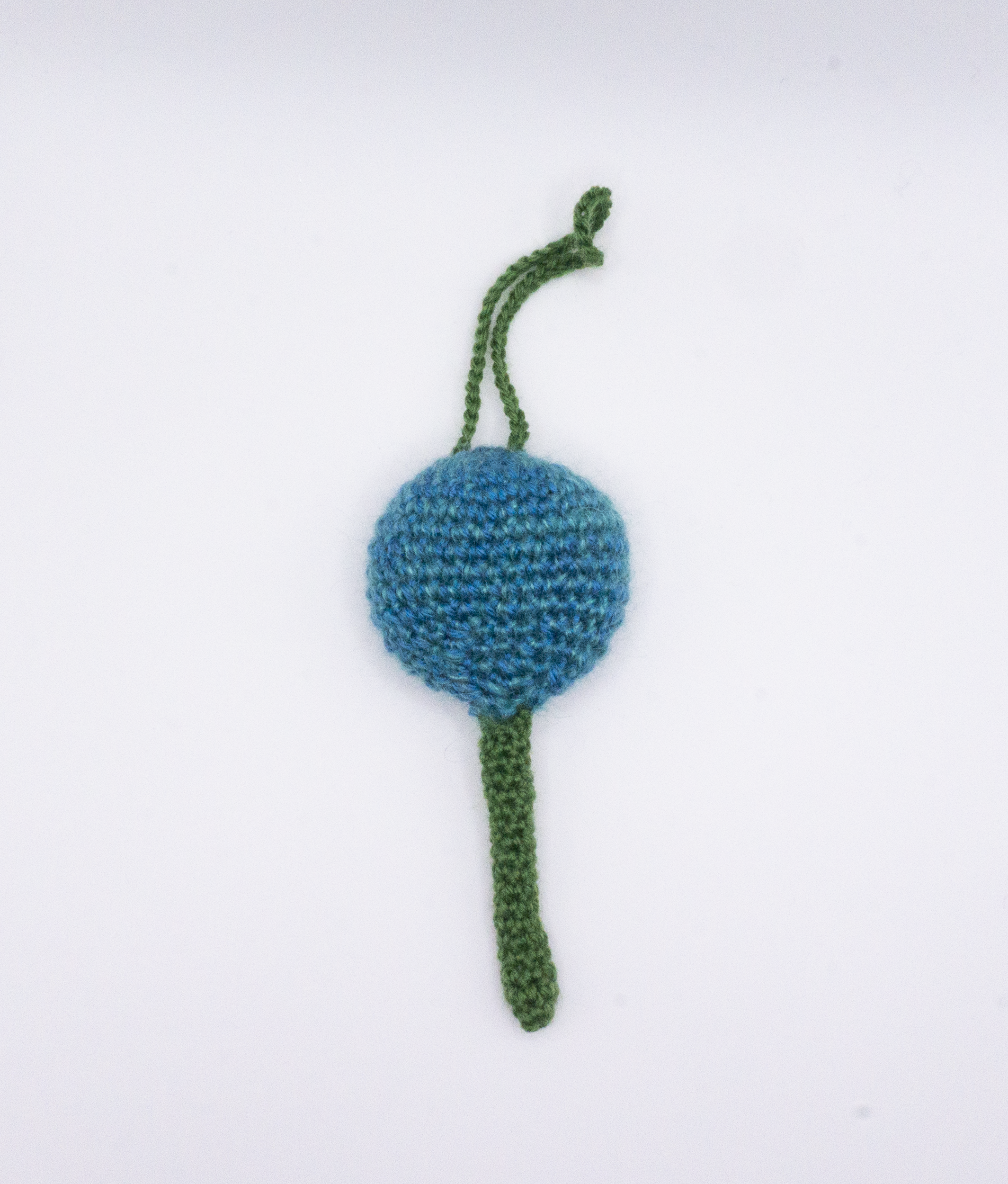 Crochet Stardew Valley Blue Jazz Bag Charm