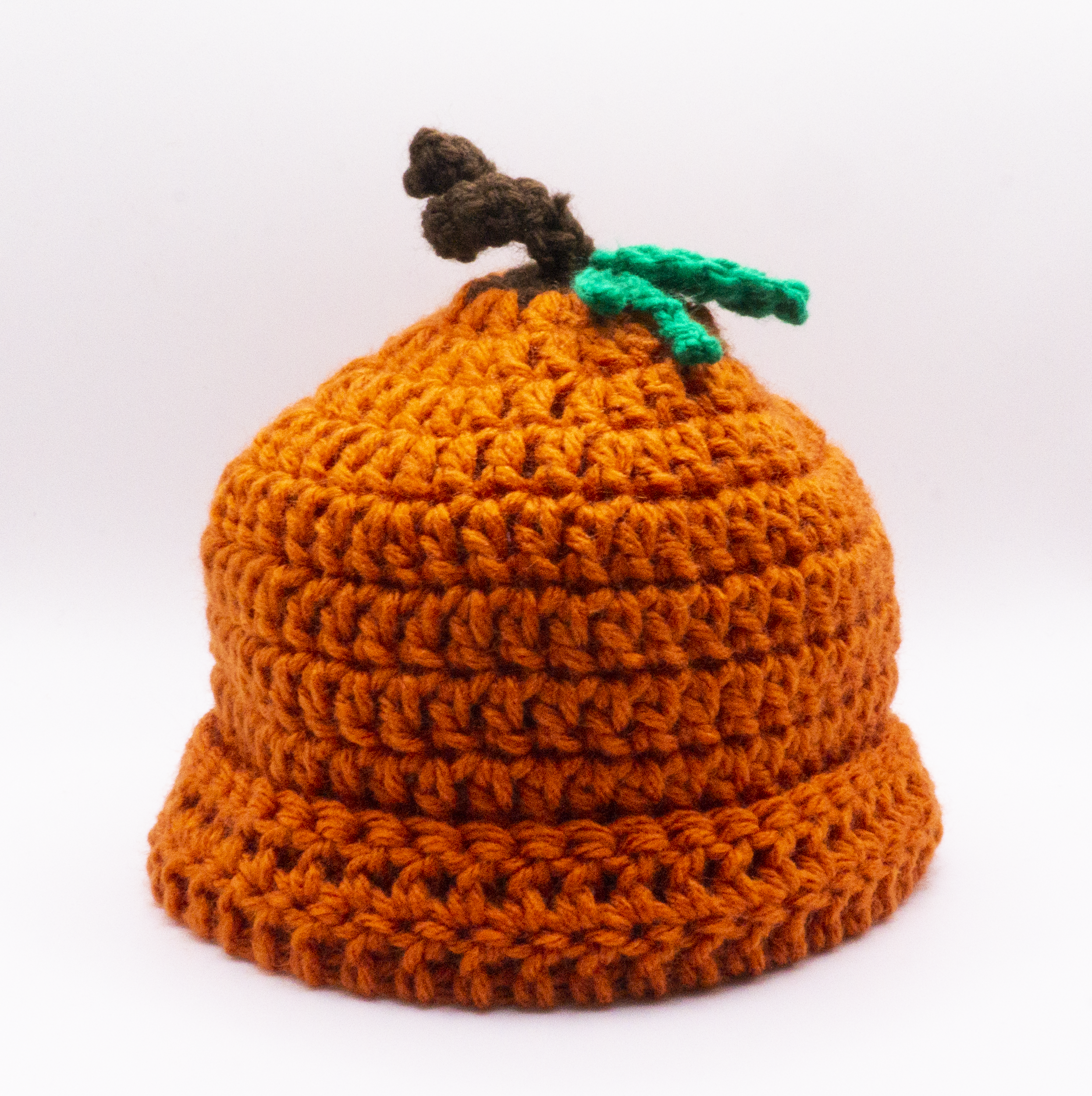 Crochet Pumpkin Hat 1