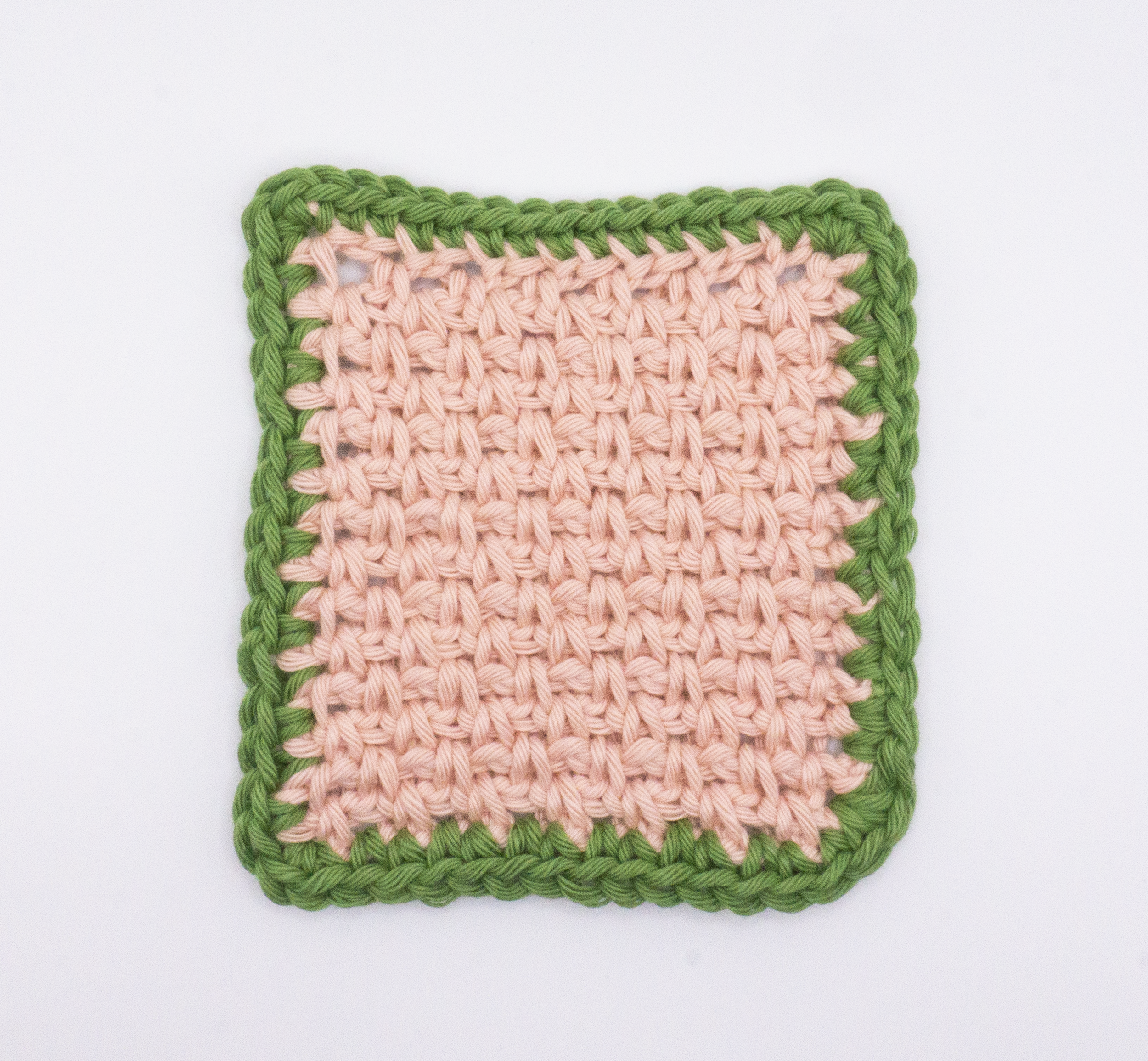 Moss Stitch Coaster 2