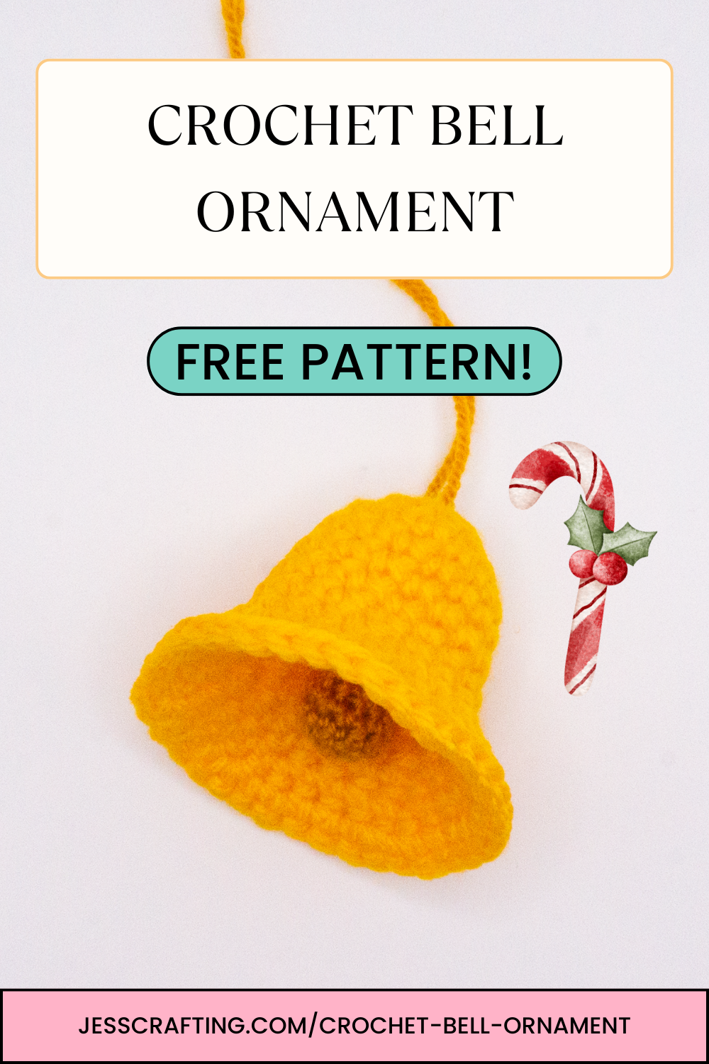 Crochet Bell Ornament