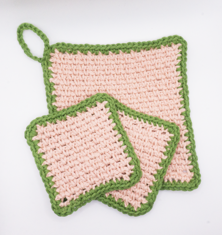 Moss Stitch Coaster 3