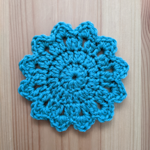Crochet Flower Coaster