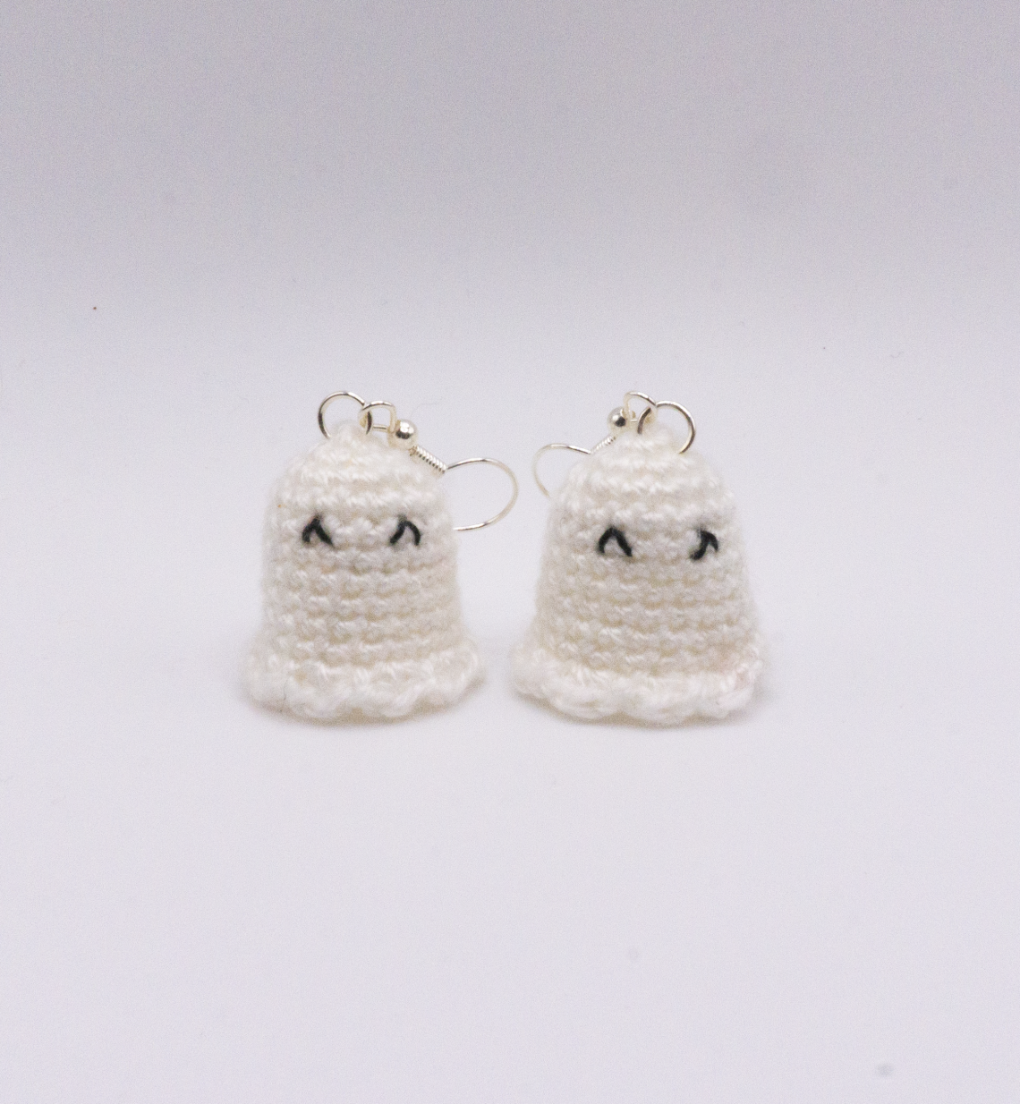 Crochet Ghostie Earrings 1