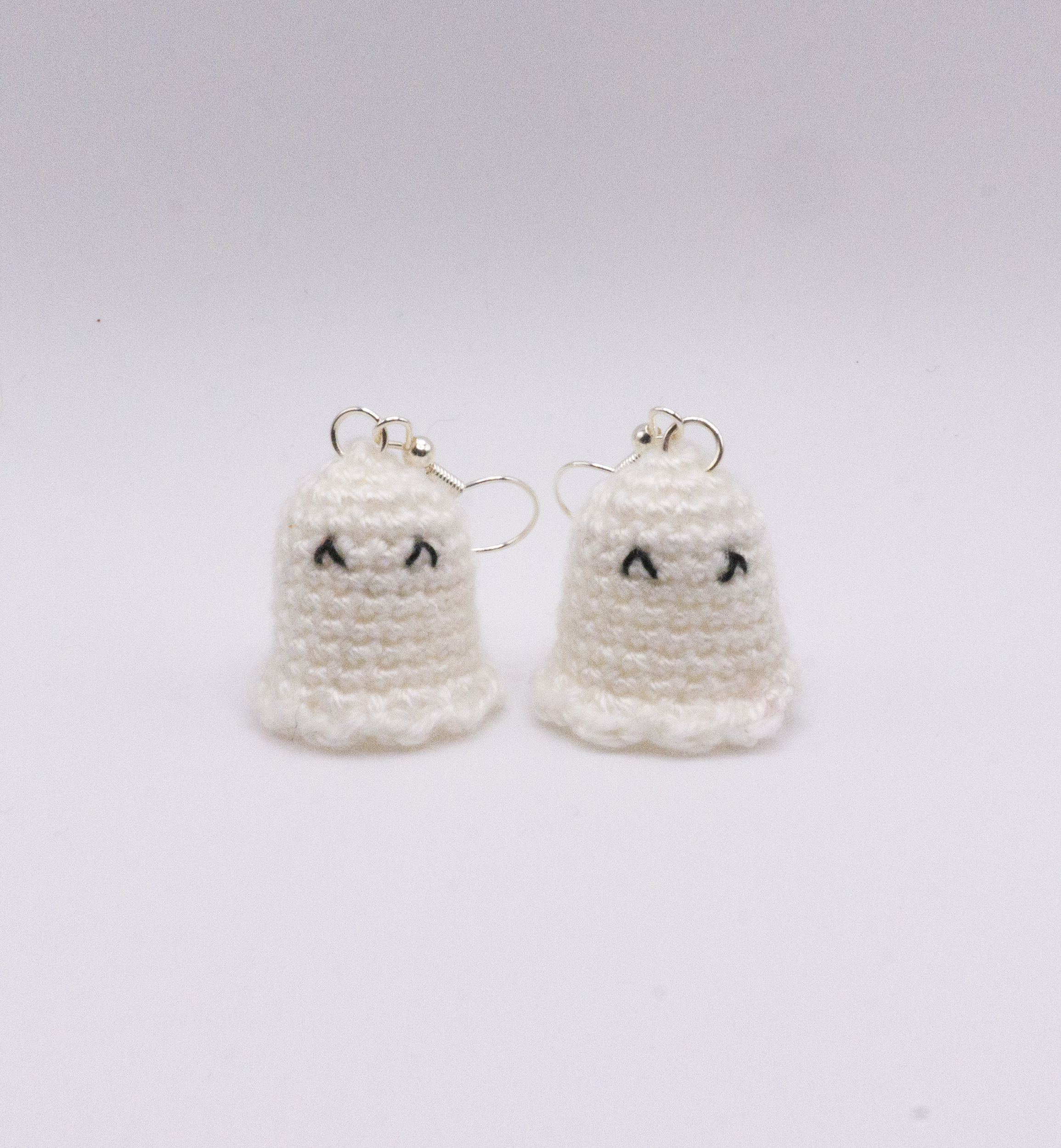 Crochet Ghostie Earrings 1
