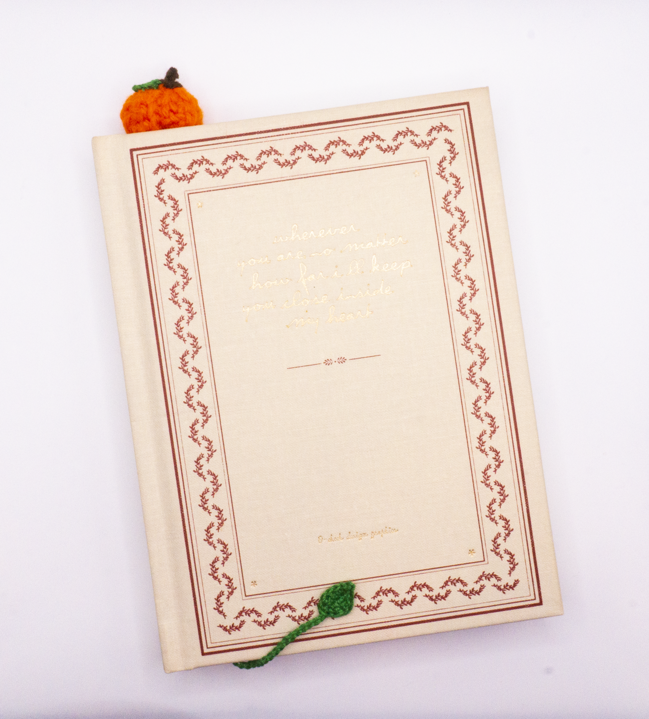 Crochet Pumpkin Bookmark 5