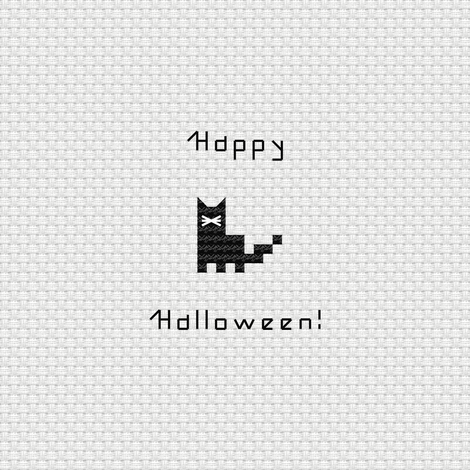 Black Cat Cross Stitch