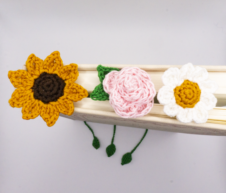 Crochet Flower Bookmarks 1