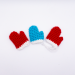 Crochet Mitten Ornament 3