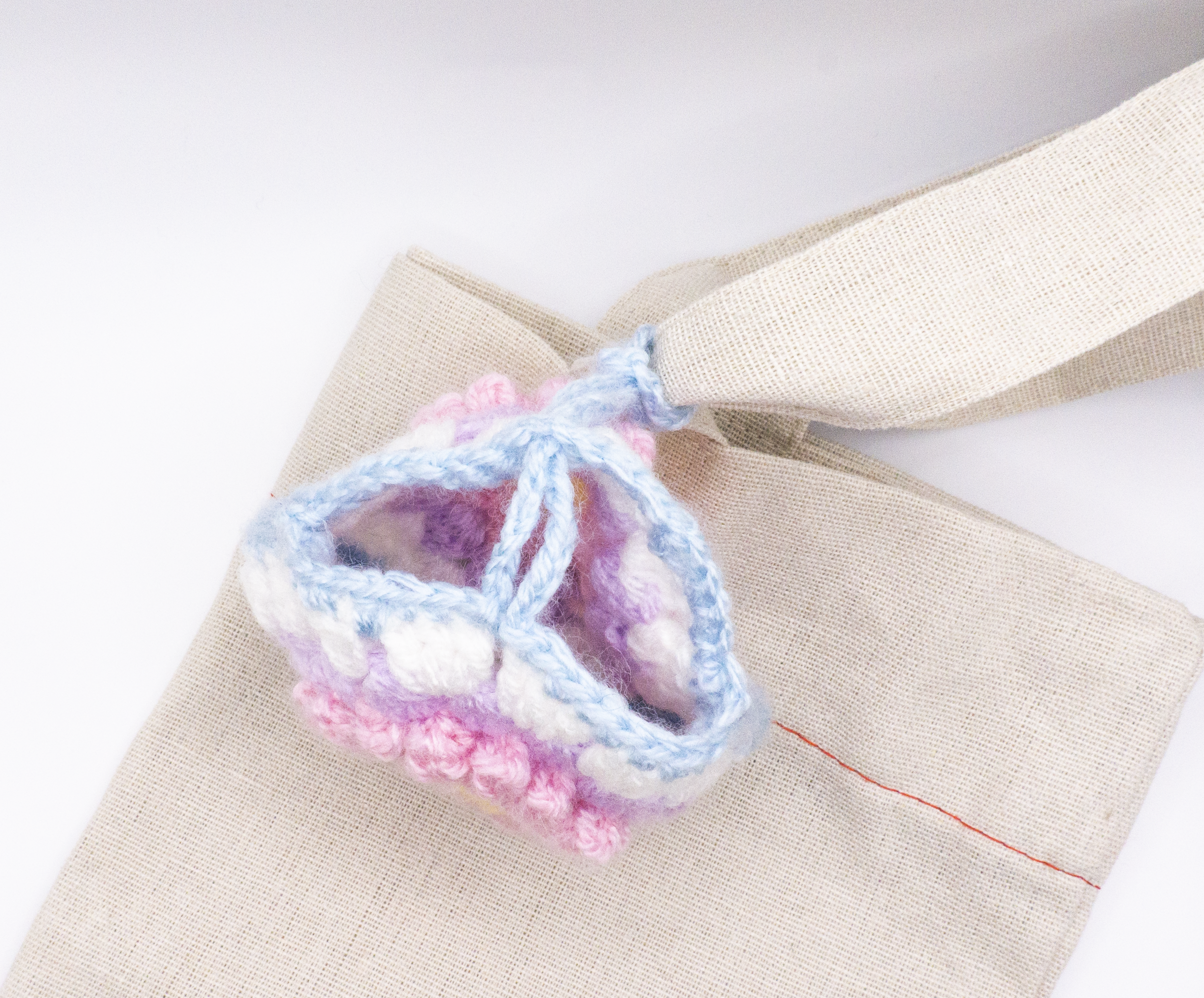 Flower Bag Charm Pouch 3