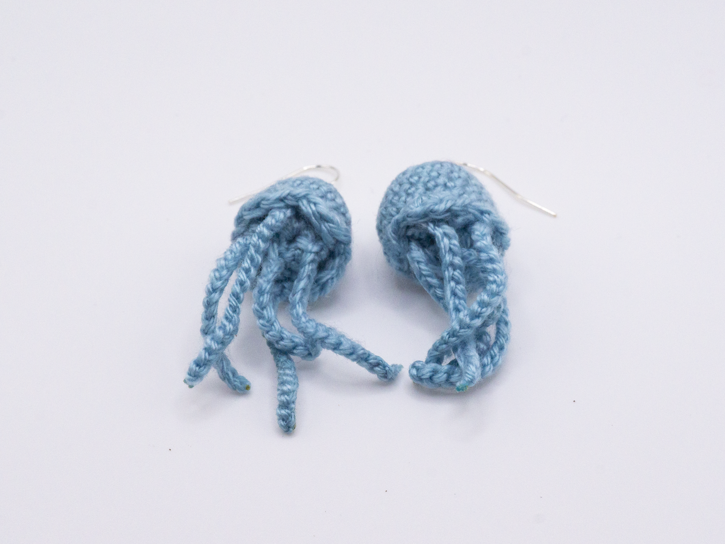 Crochet Jellyfish Earrings 1