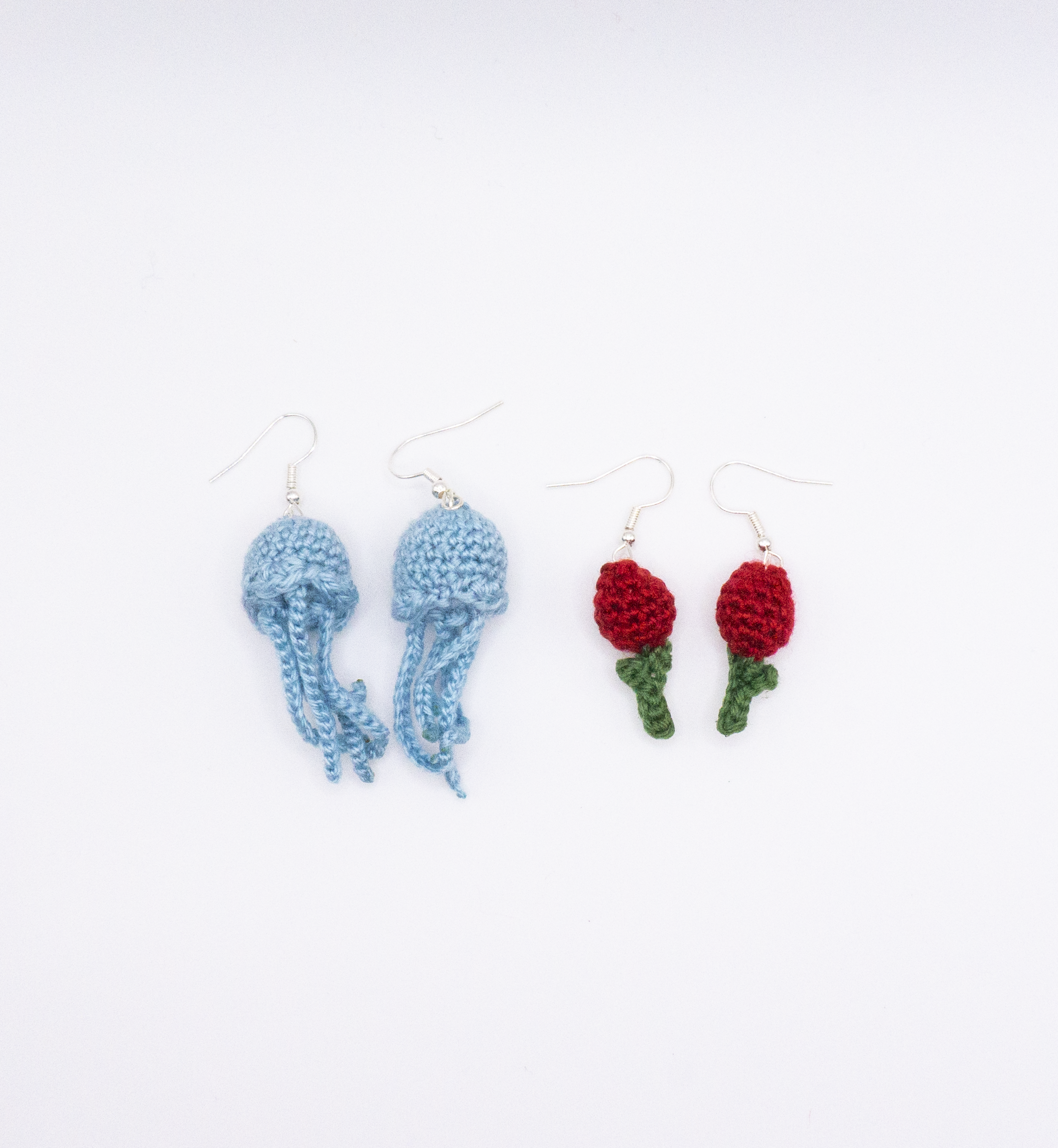 Crochet Jellyfish Earrings 5