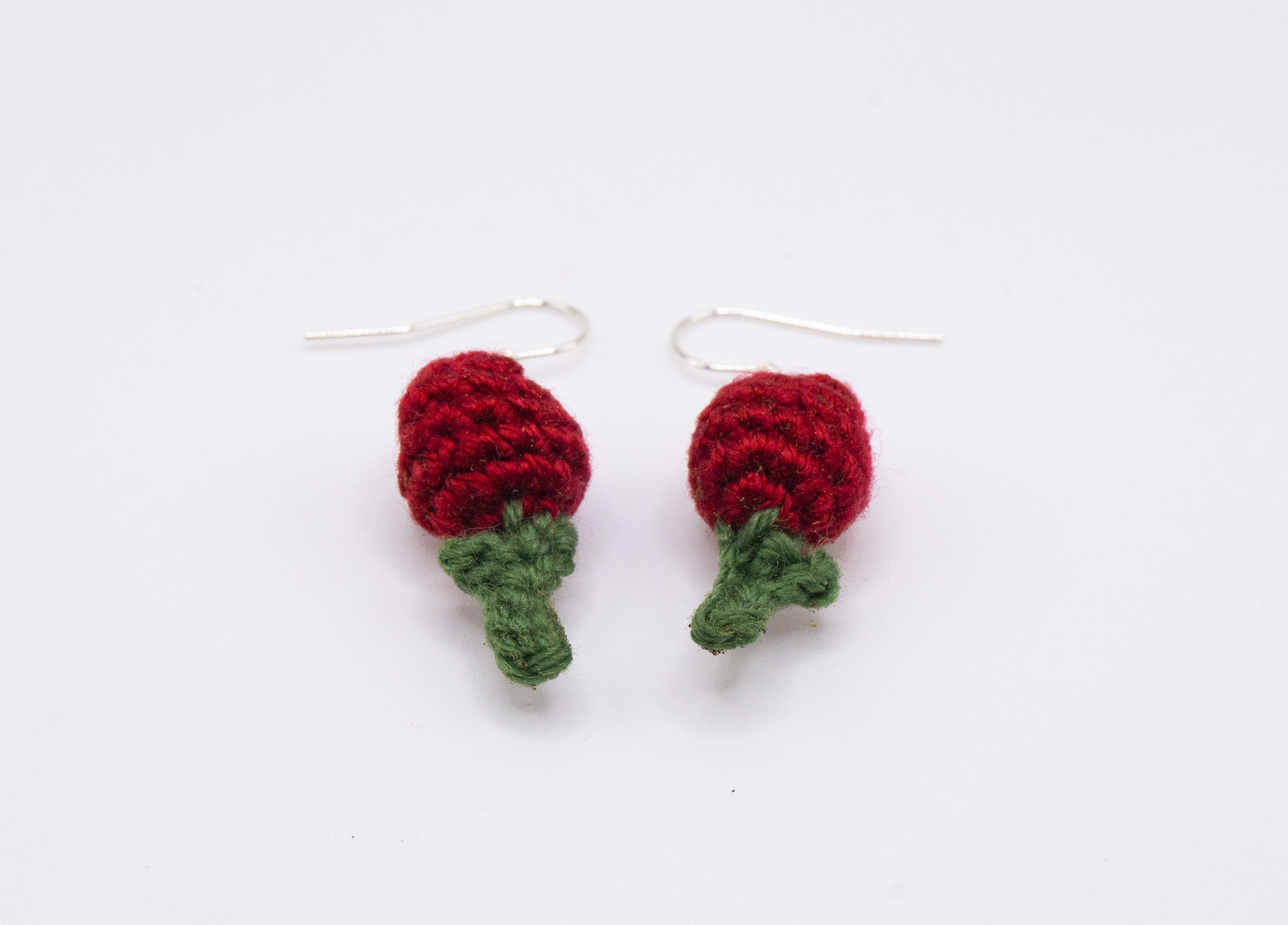 Crochet Tulip Earrings 3