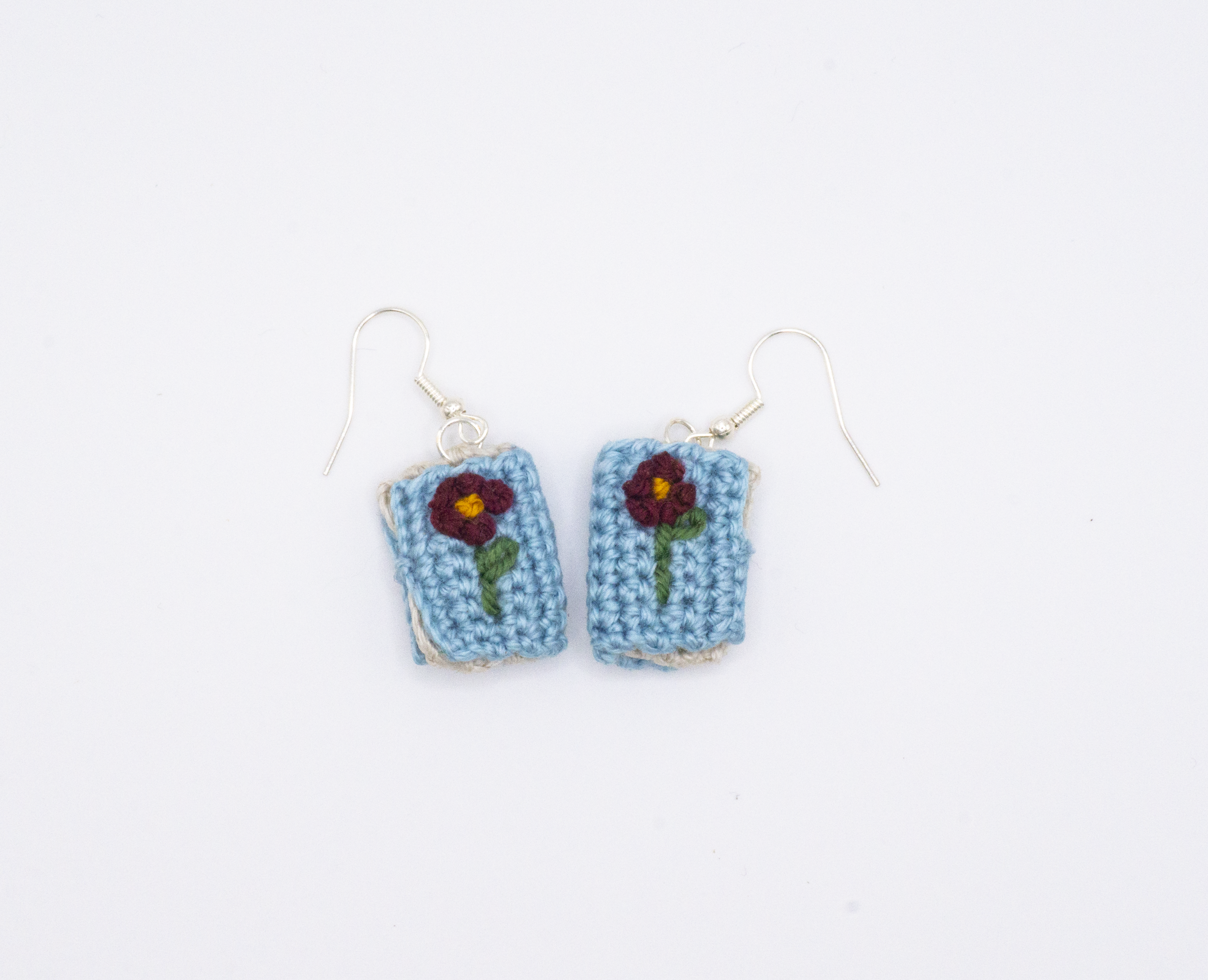 Crochet Book Earrings 5