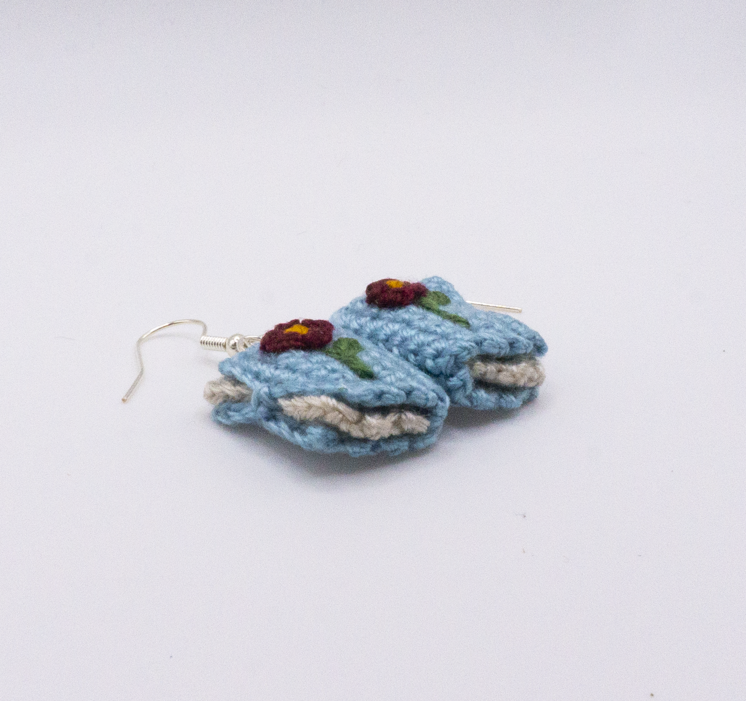 Crochet Book Earrings 2
