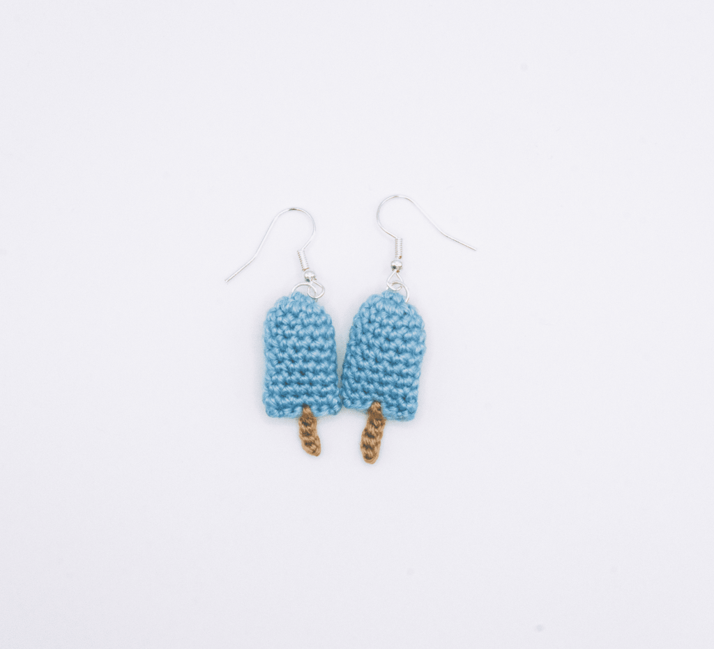 Crochet Popsicle Earrings 1