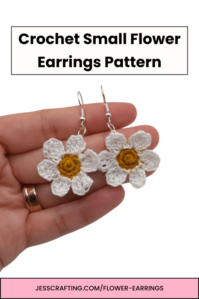 Crochet Flower Earrings